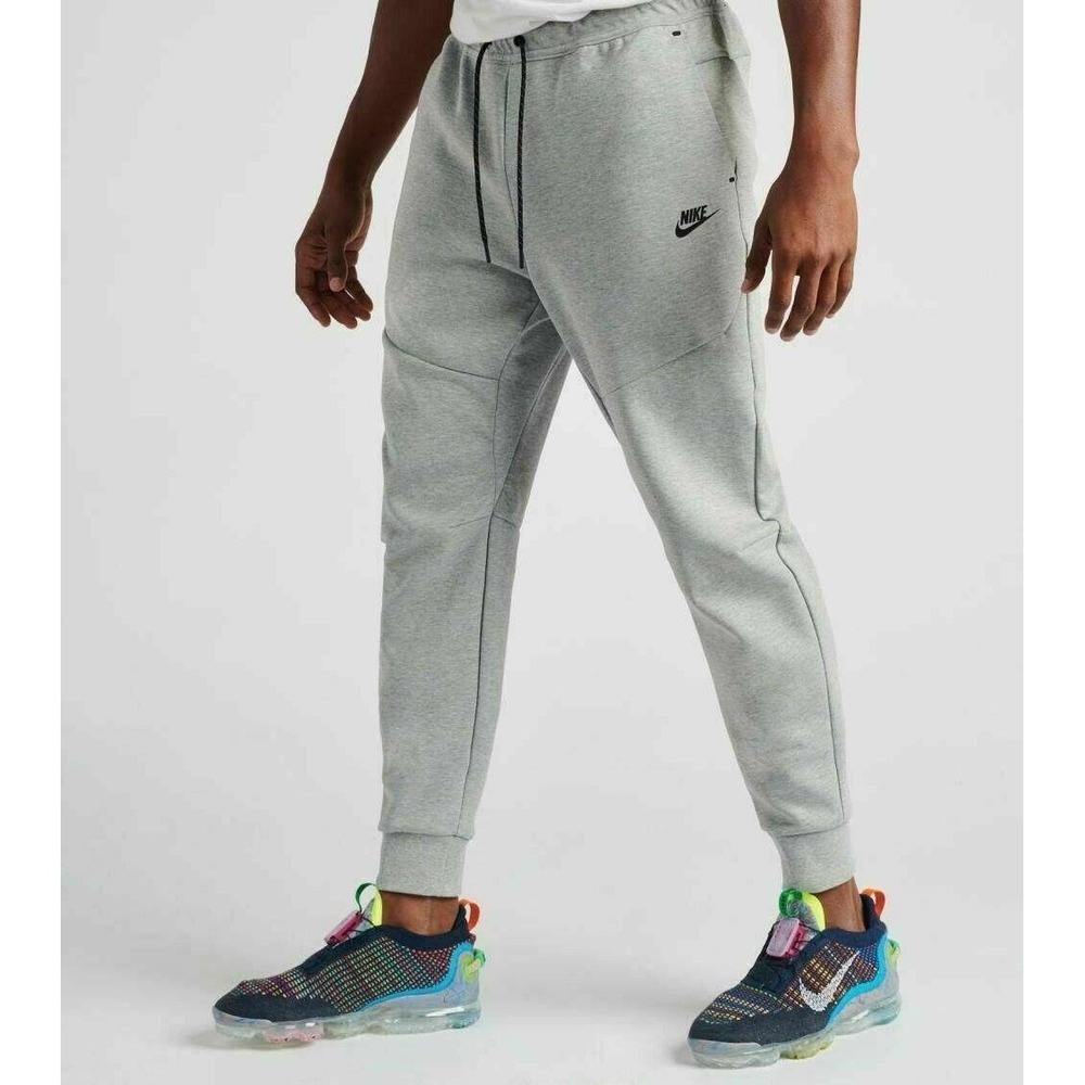 Nike Tech Fleece Jogger Men's Medium Gray Heather Tapered Sportswear CU4495-063